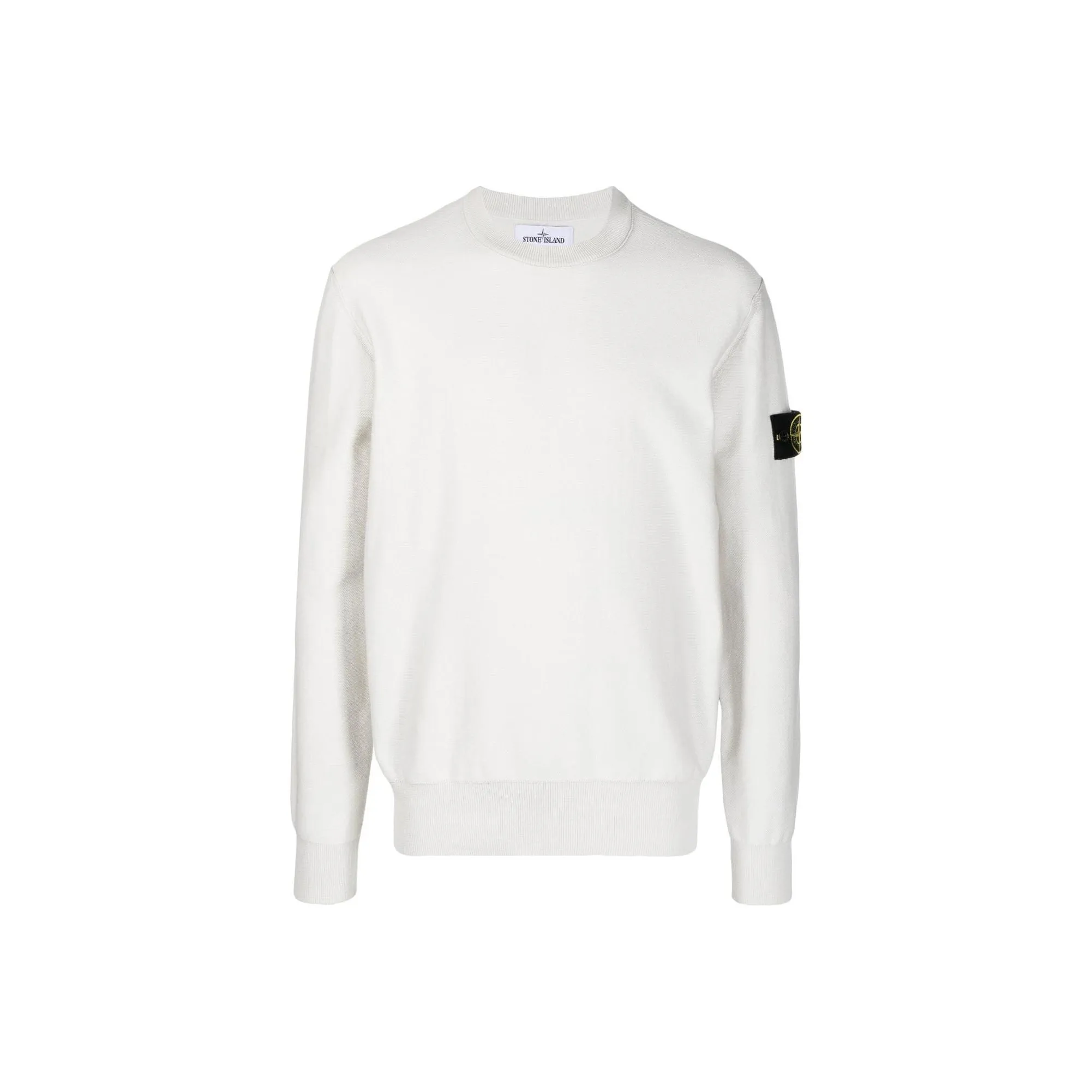 STONE ISLAND FW22 Men's Crew Neck Sweatshirt White