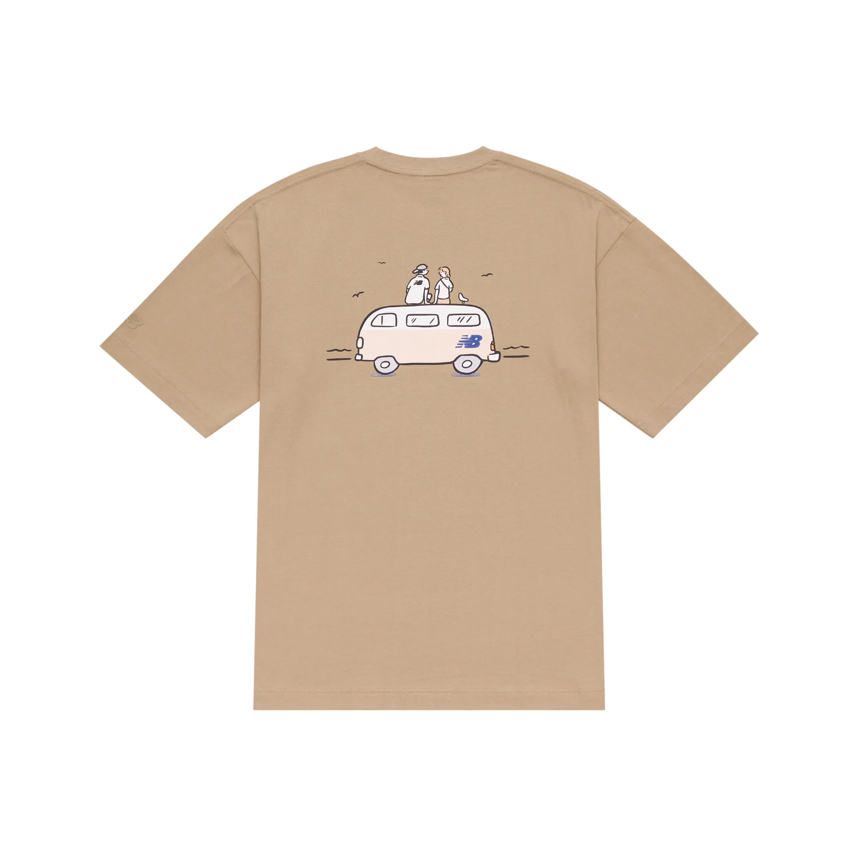 New Balance x PK SHEJISHILIANMINGKUAN T-рубашка унисекс хаки