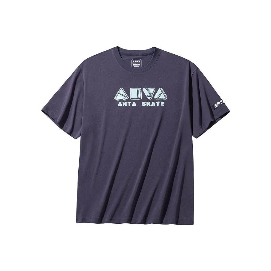 ANTA T Shirts Men's Plum Purple