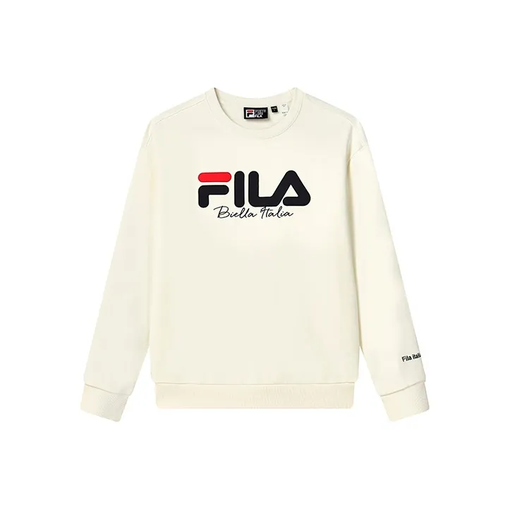 FILA Sweatshirt Unisex Latex White
