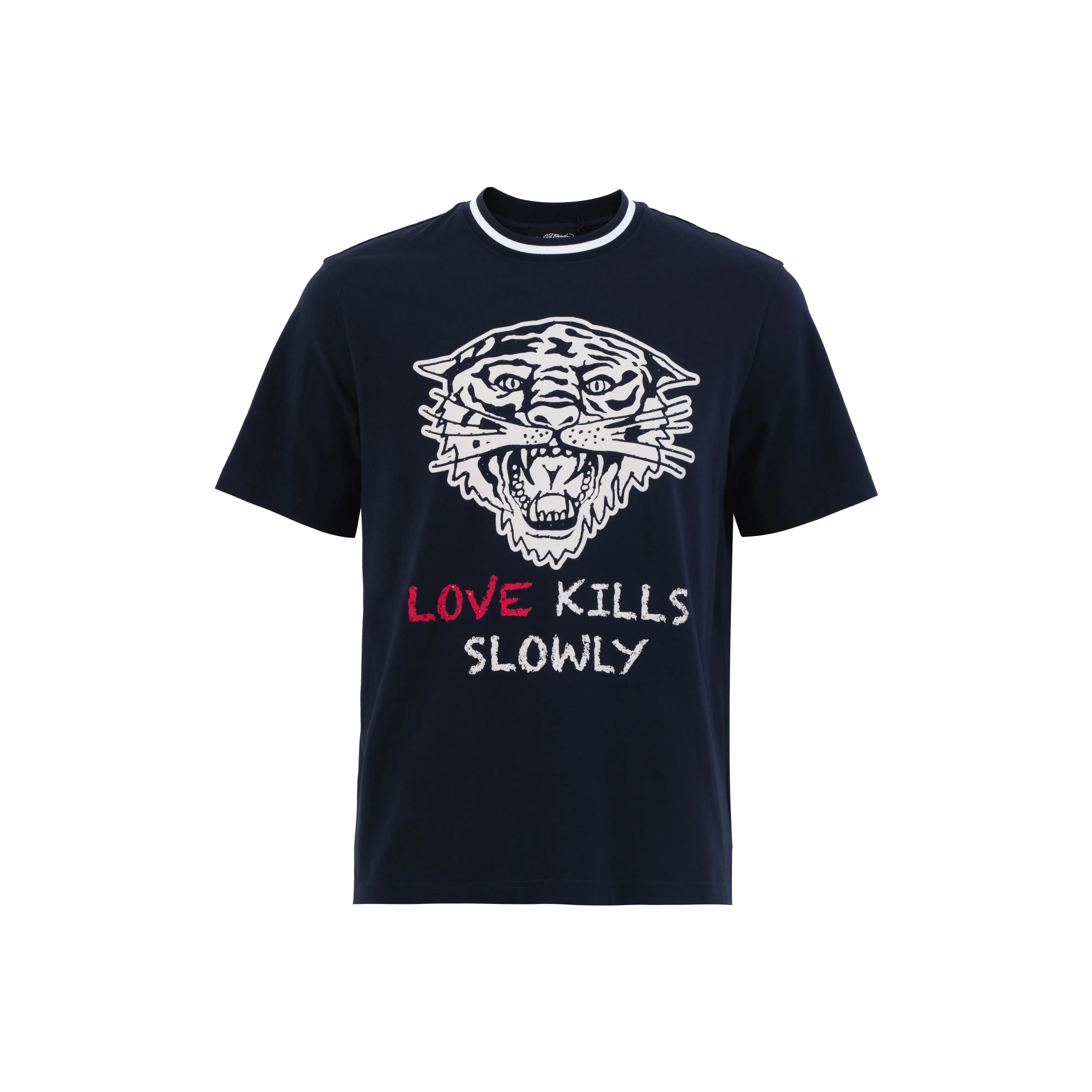 Ed Hardy SS25 T Shirt Men's Midnight Blue