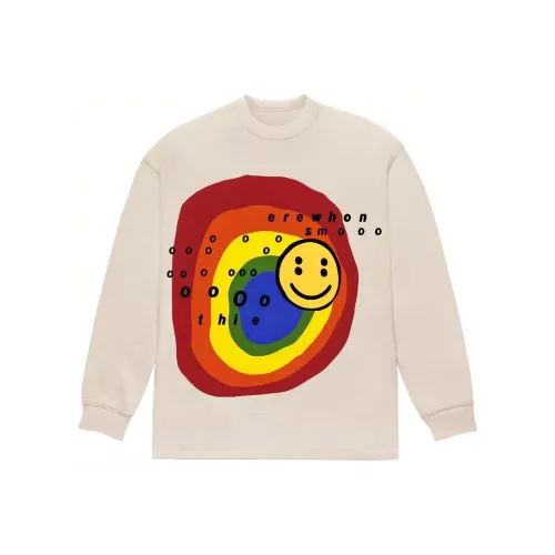 Cactus Plant Flea Market CPFM Collaboration X Erewhon Co Брендированная SERIES Бежево-желтые Унисекс Свитшоты