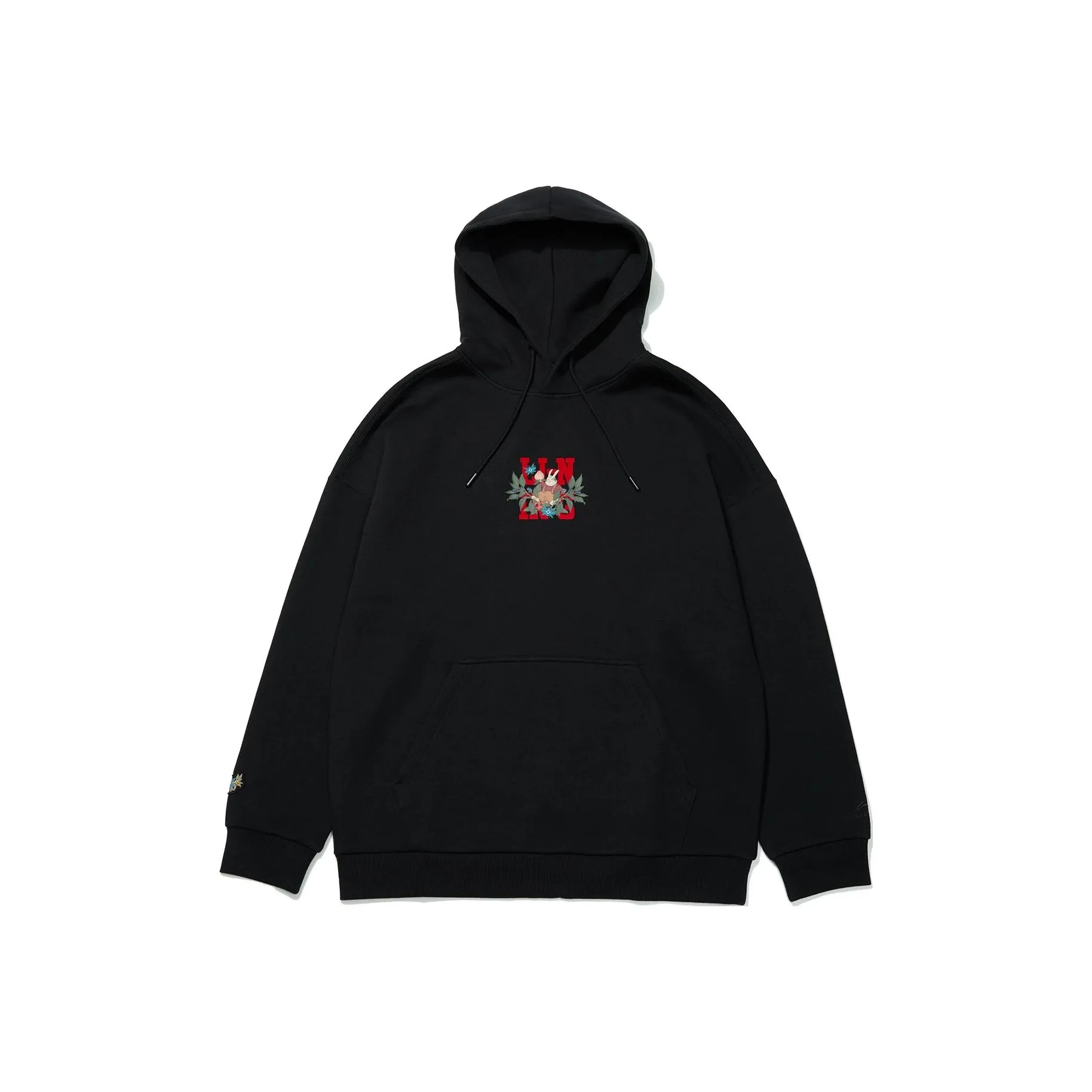 LiNing Sports Trendy Collection Year Of The Rabbit 'Day By Day Gold Accumulates' Collection Sweatshirt Unisex Black