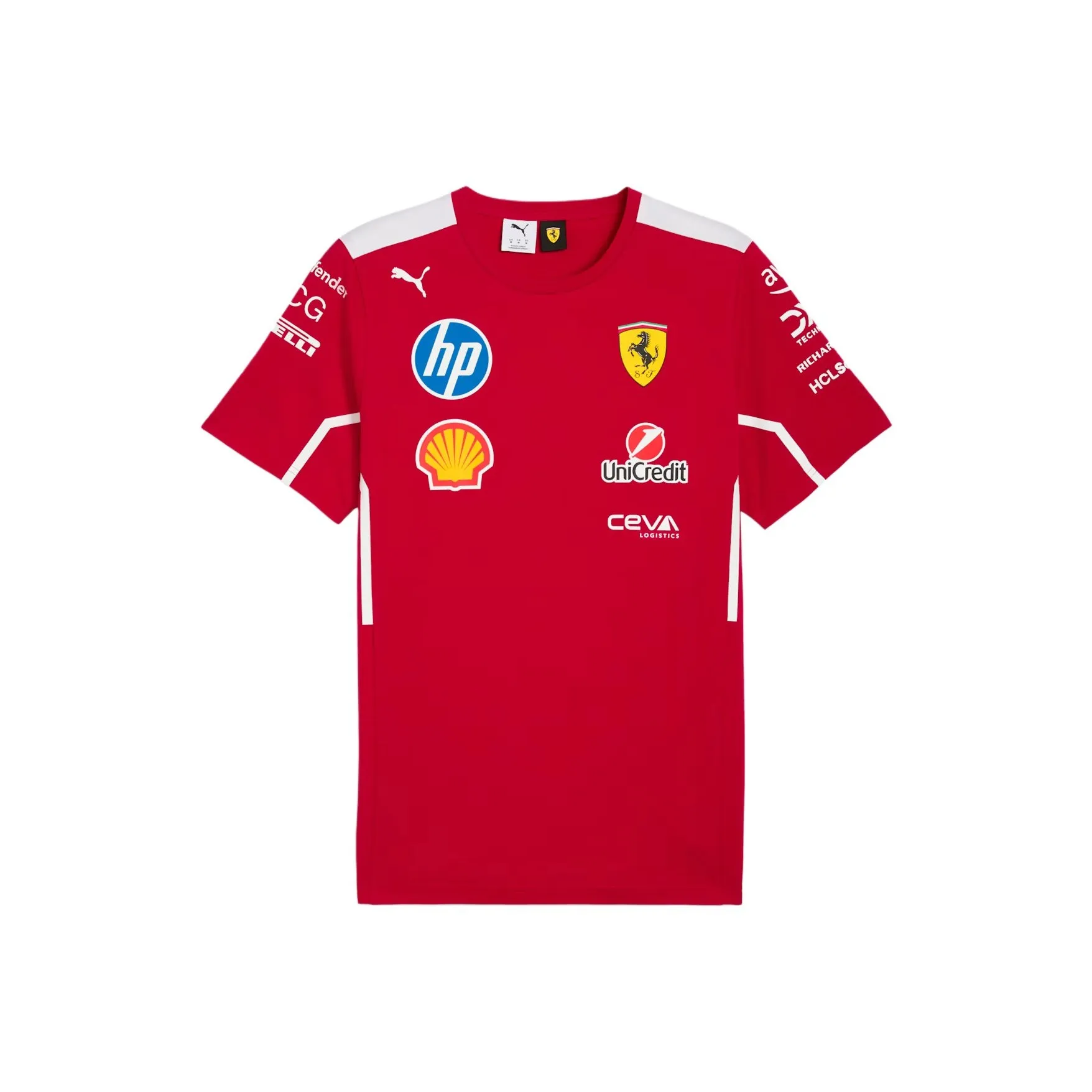 Ferrari X PUMA SCUDERIA T Shirts Men Dark Cherry