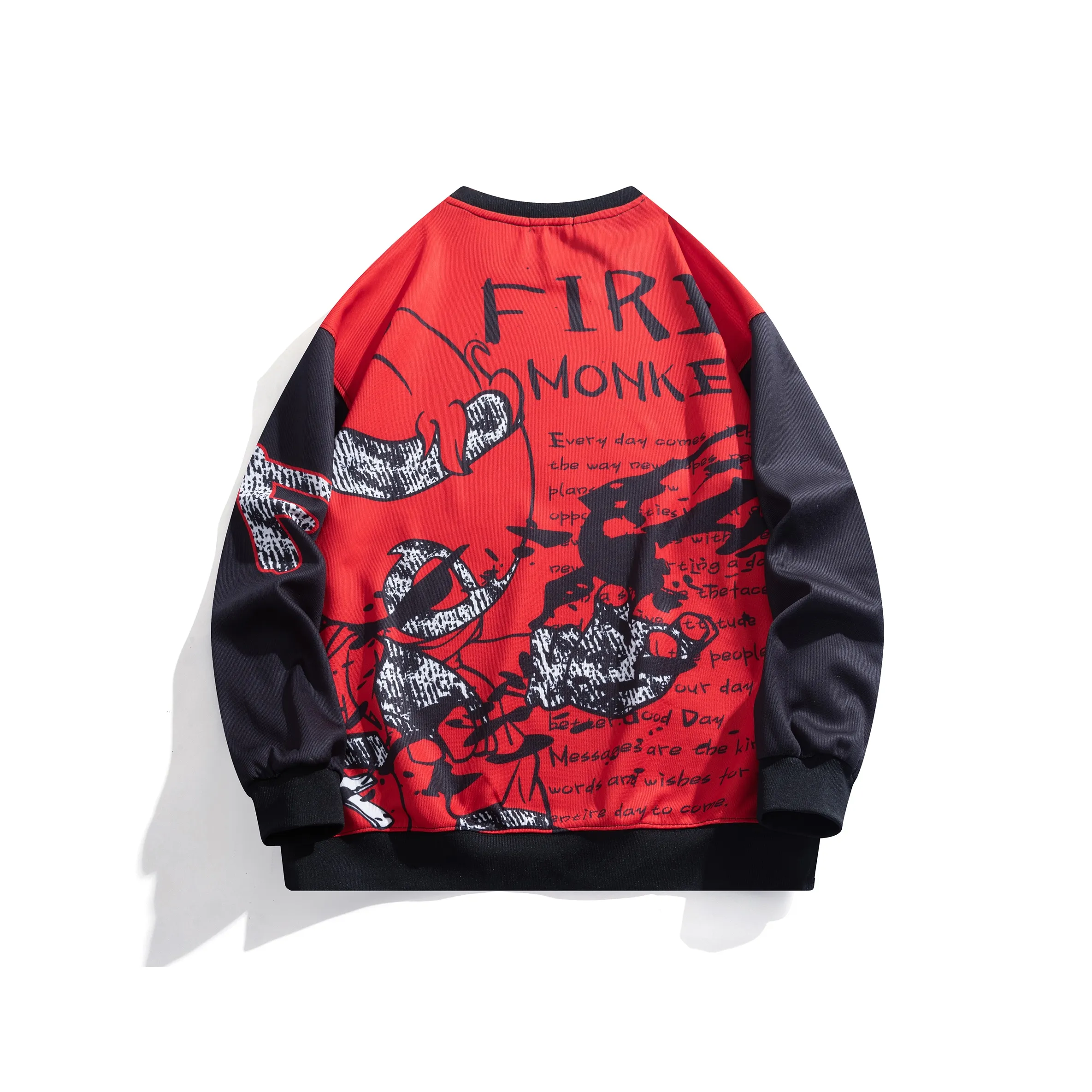 FireMonkey Черно-красный Унисекс Свитшоты