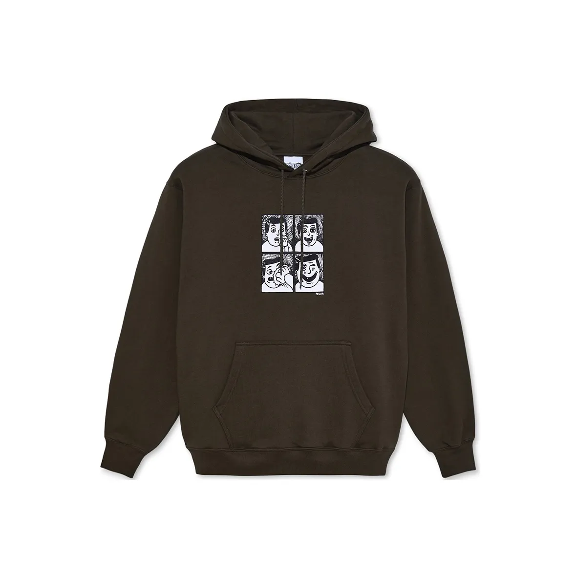 POLAR SKATE CO Коричневый Унисекс Свитшоты