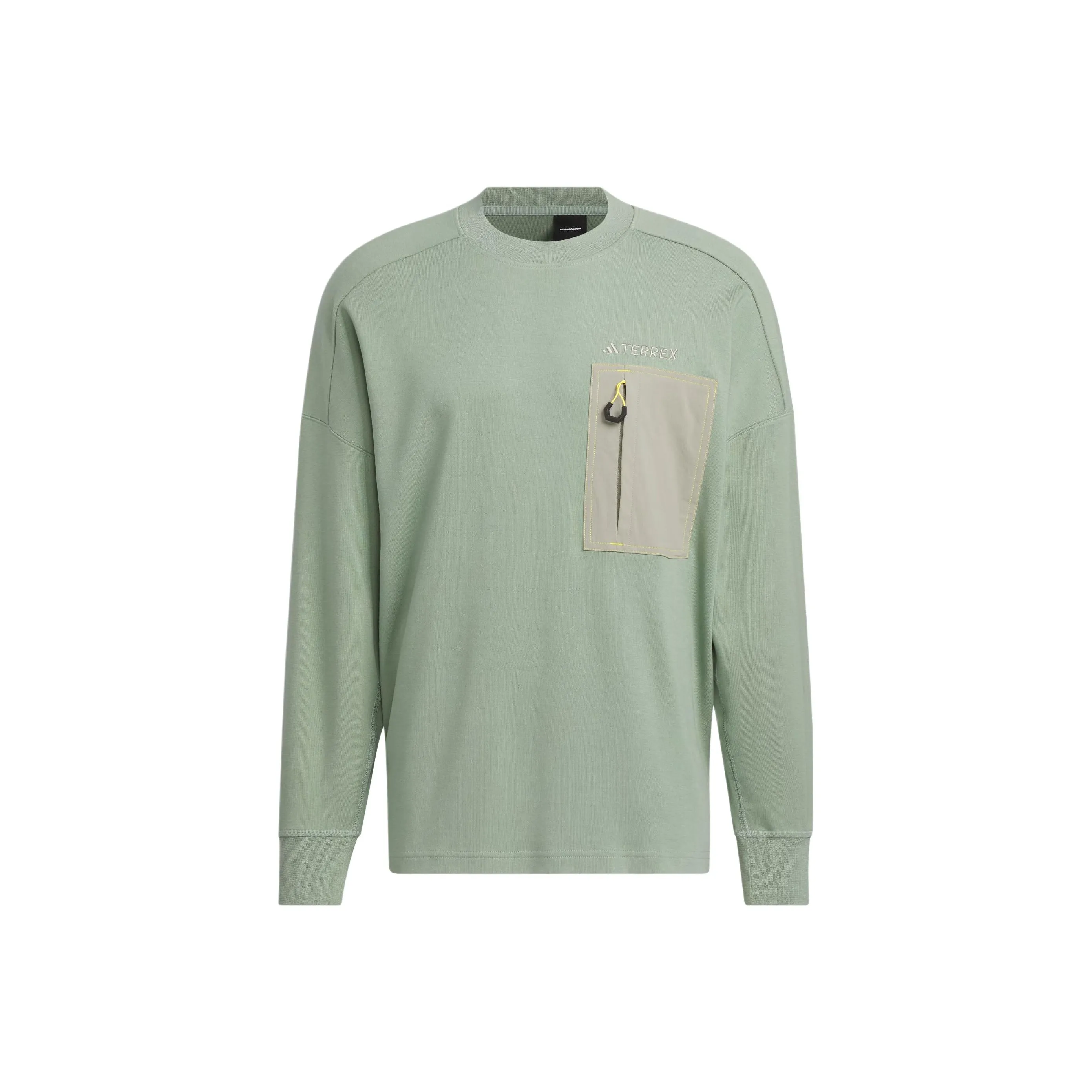 Adidas x NATIONAL GEOGRAPHIC Crew Sweatshirt Sweatshirt Men's Dusty Green