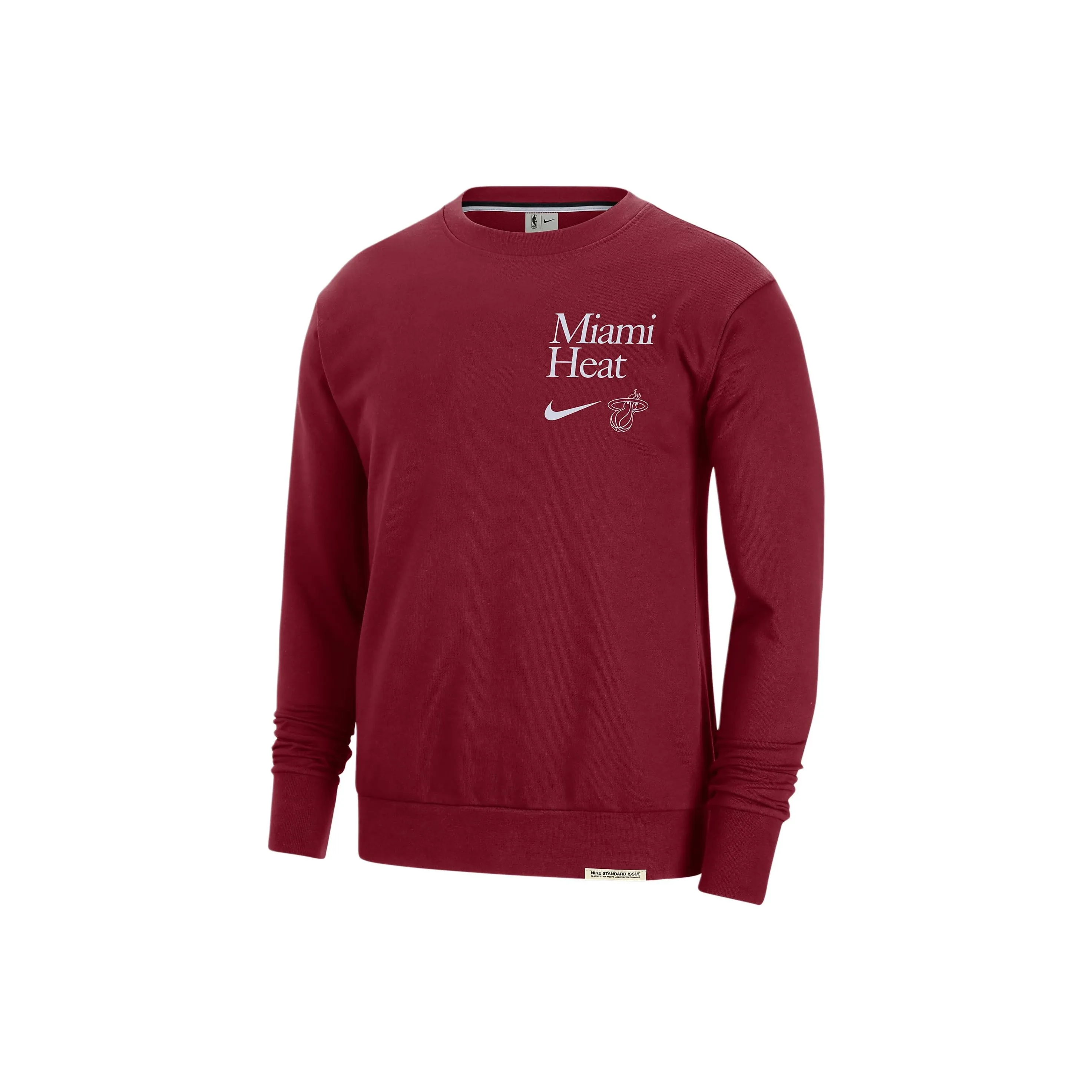 Nike Dri FIT NBA Standard Issue Sweatshirt Men's Dark Red