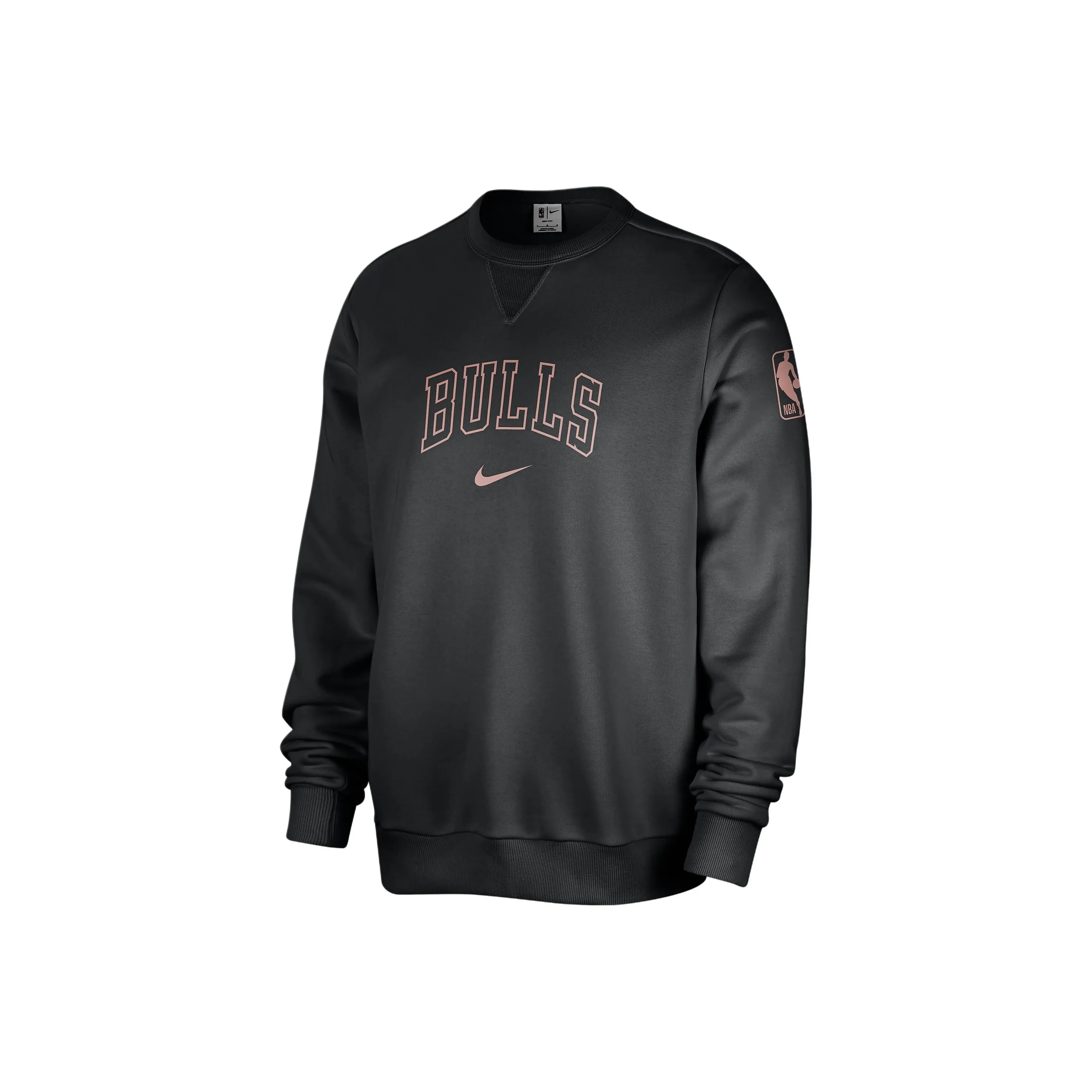 Nike Chicago Bulls Standard Issue Men's Nike Dri FIT Nba Crew Neck Sweatshirt