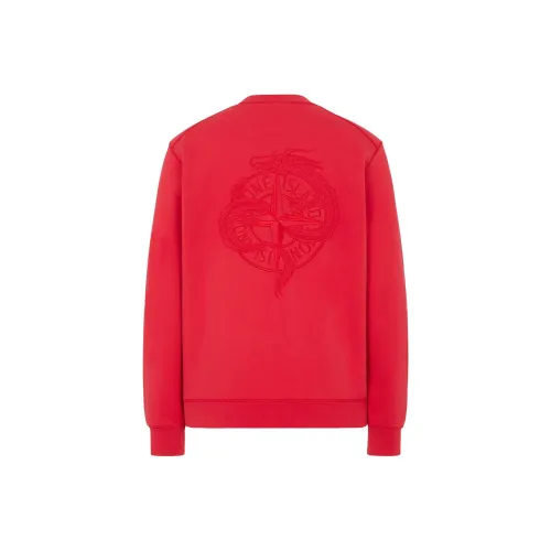 STONE ISLAND Year of the Dragon Special Series Красный Унисекс Свитшоты