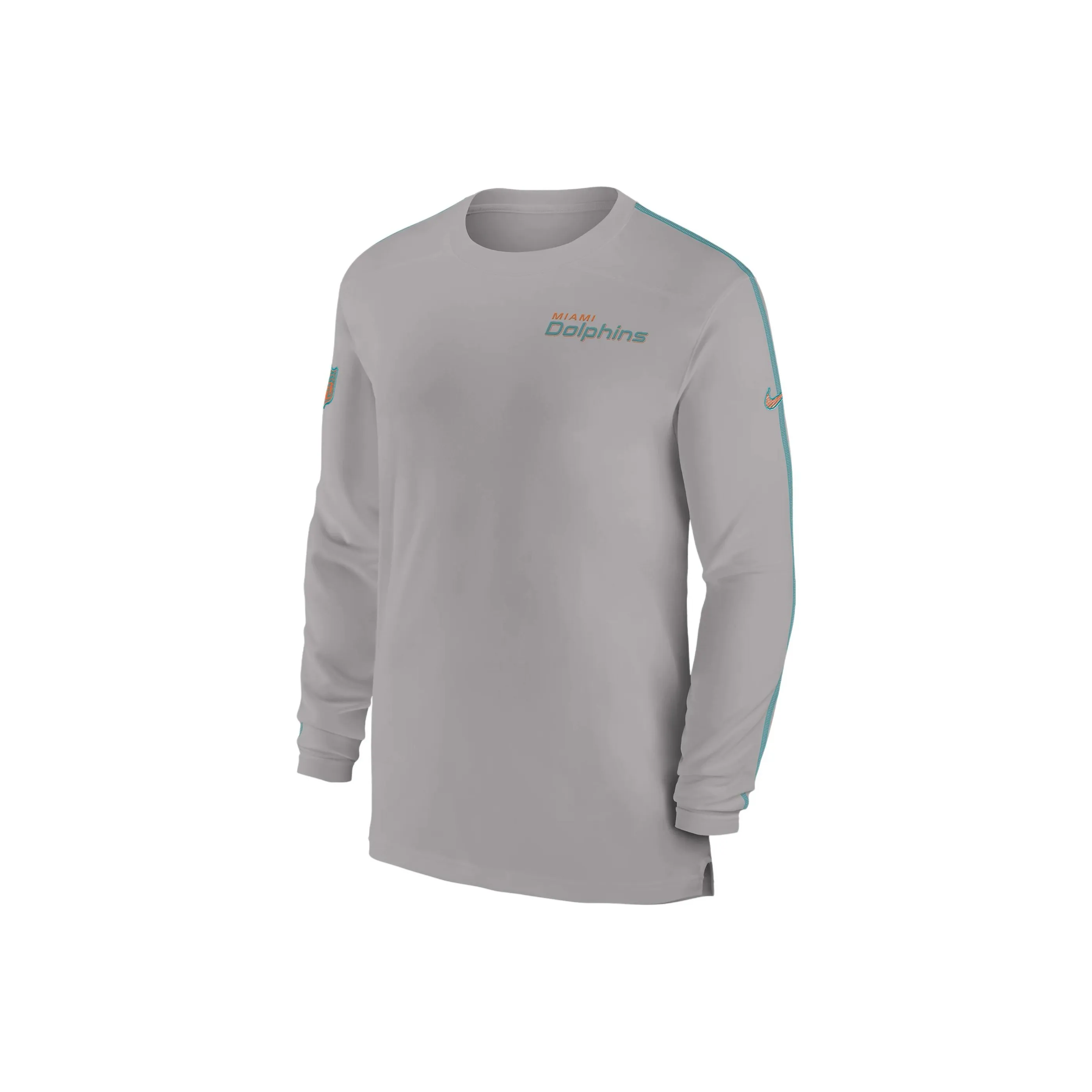 Nike Miami Dolphins Sideline Coach Men's Nike Dri FIT Nfl Long Sleeve Top