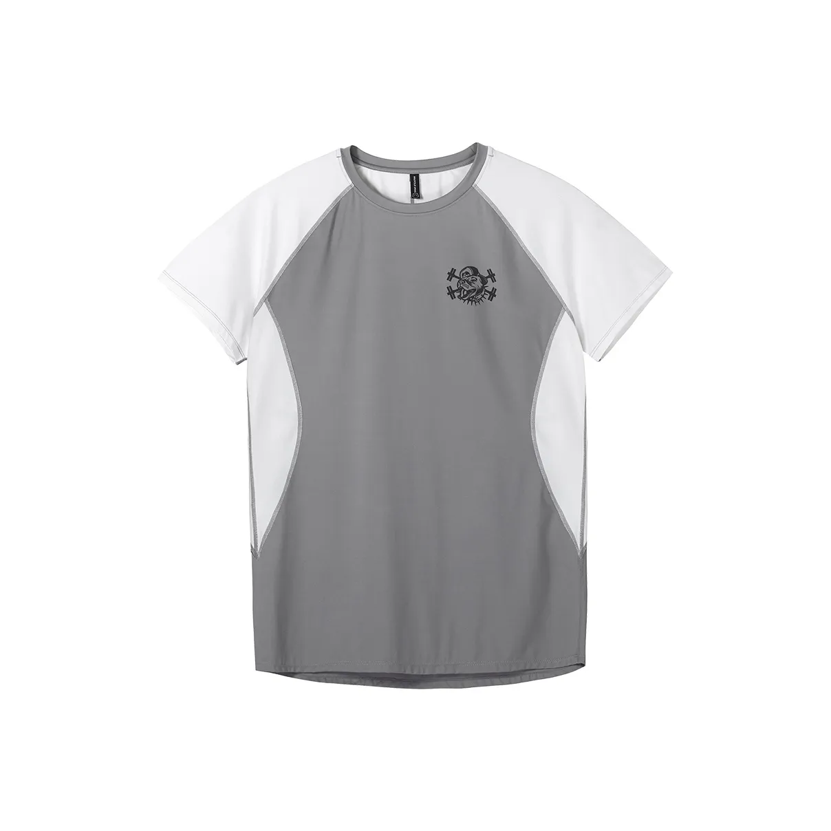 Muscle Dog T-Shirt Мужской Светло-Серый и Белый