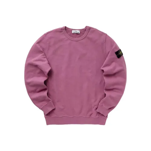 STONE ISLAND Розовый Унисекс Свитшоты