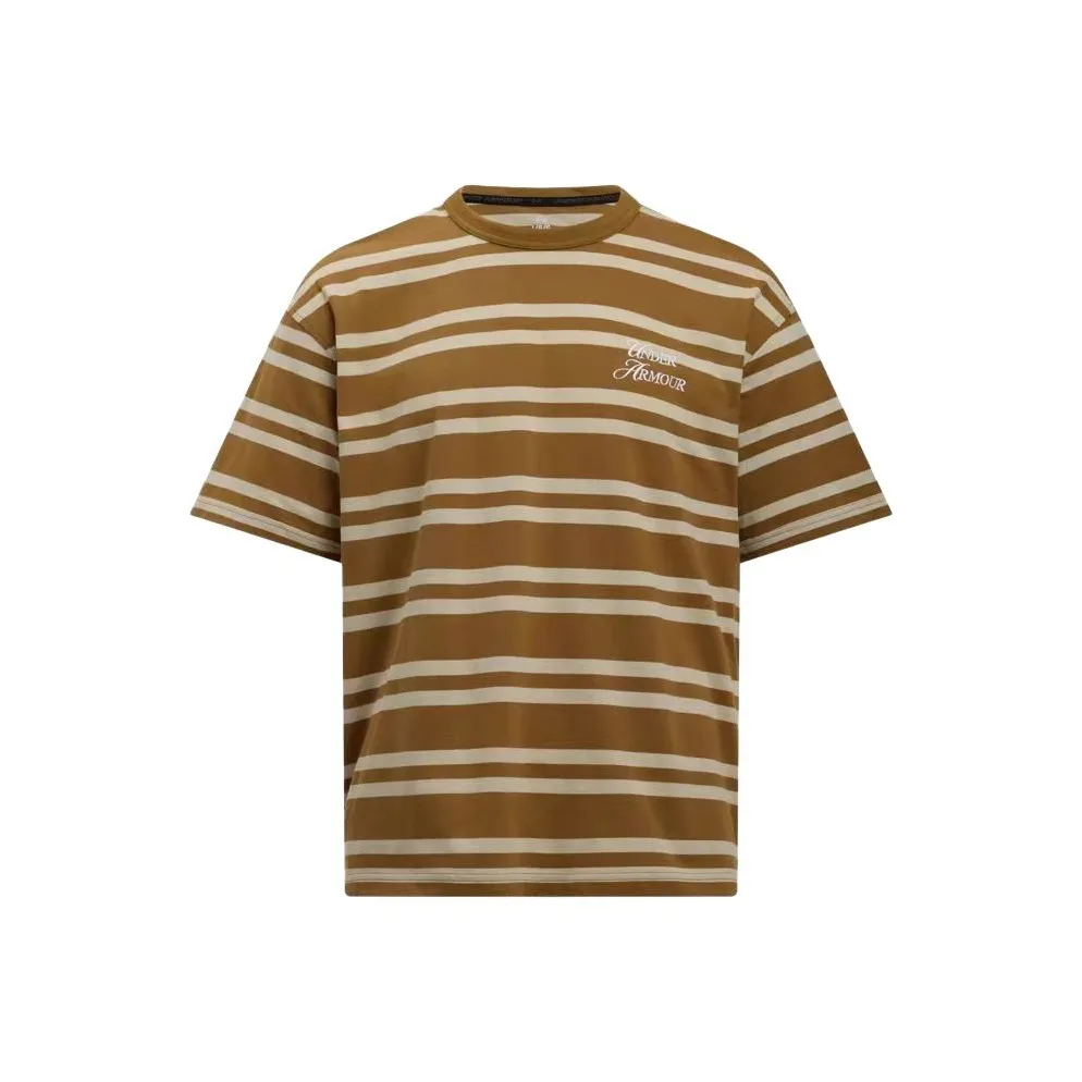 Under Armour SS25 T-Shirt Унисекс Suburban Койот Коричневый
