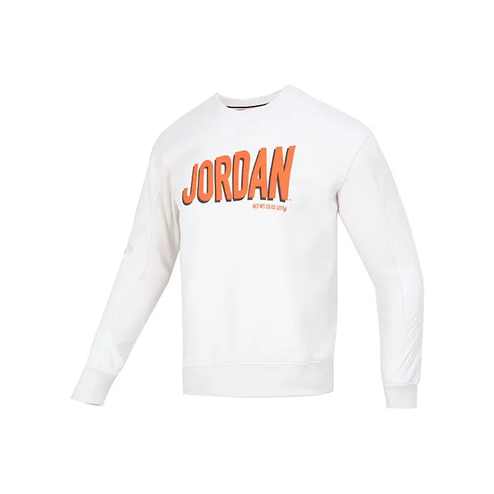 Джордан Flt Mvp Gfx Flc Crew Белый Мужской Свитшот