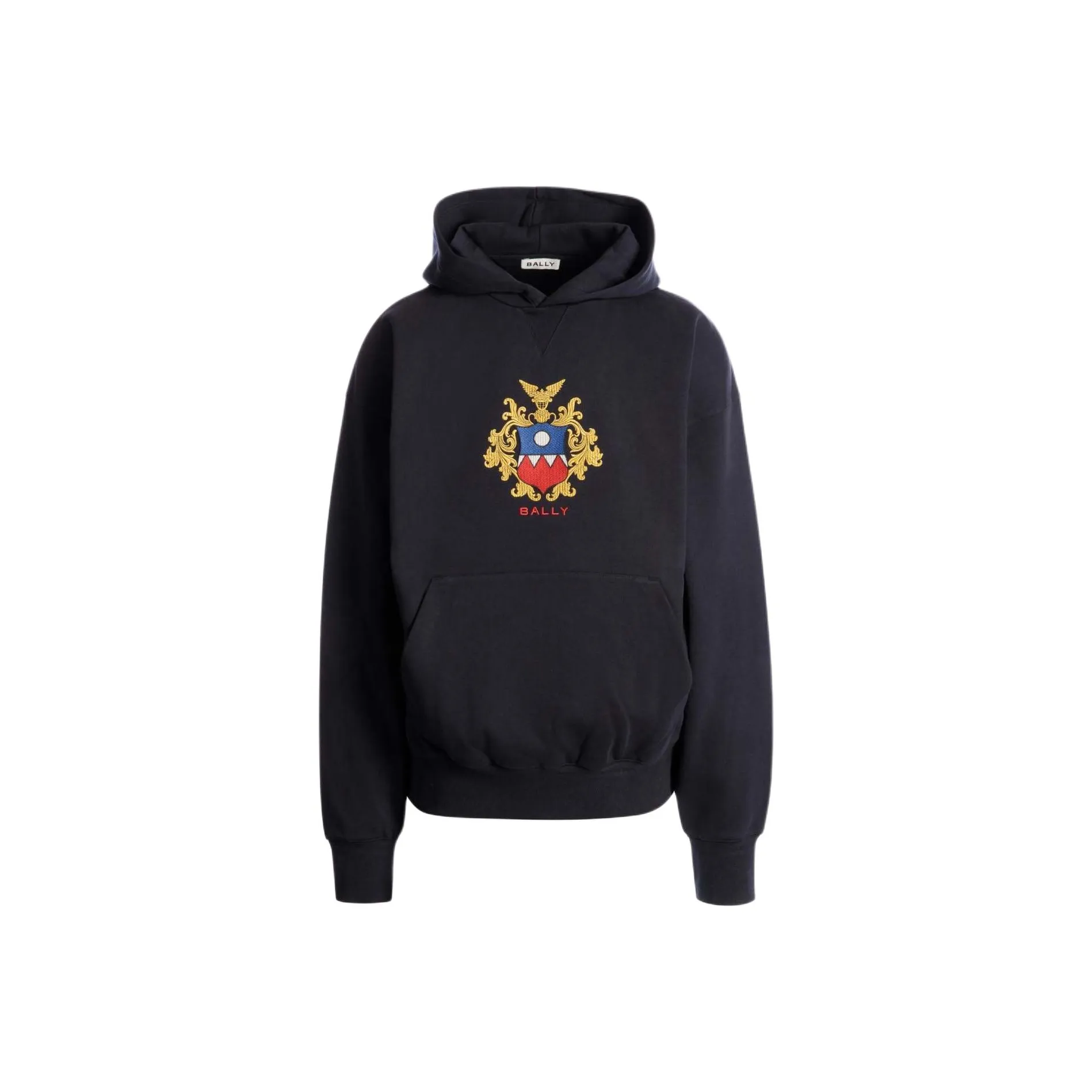 BALLY FW24 Толстовка Мужской Морской Синий