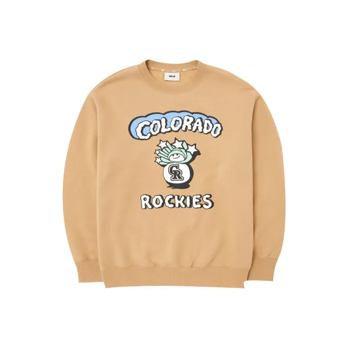 MLB Colorado Rockies Sweatshirt Unisex Yellow