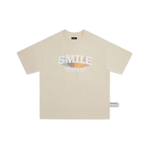 SMILEREPUBLIC Хаки Унисекс Футболка