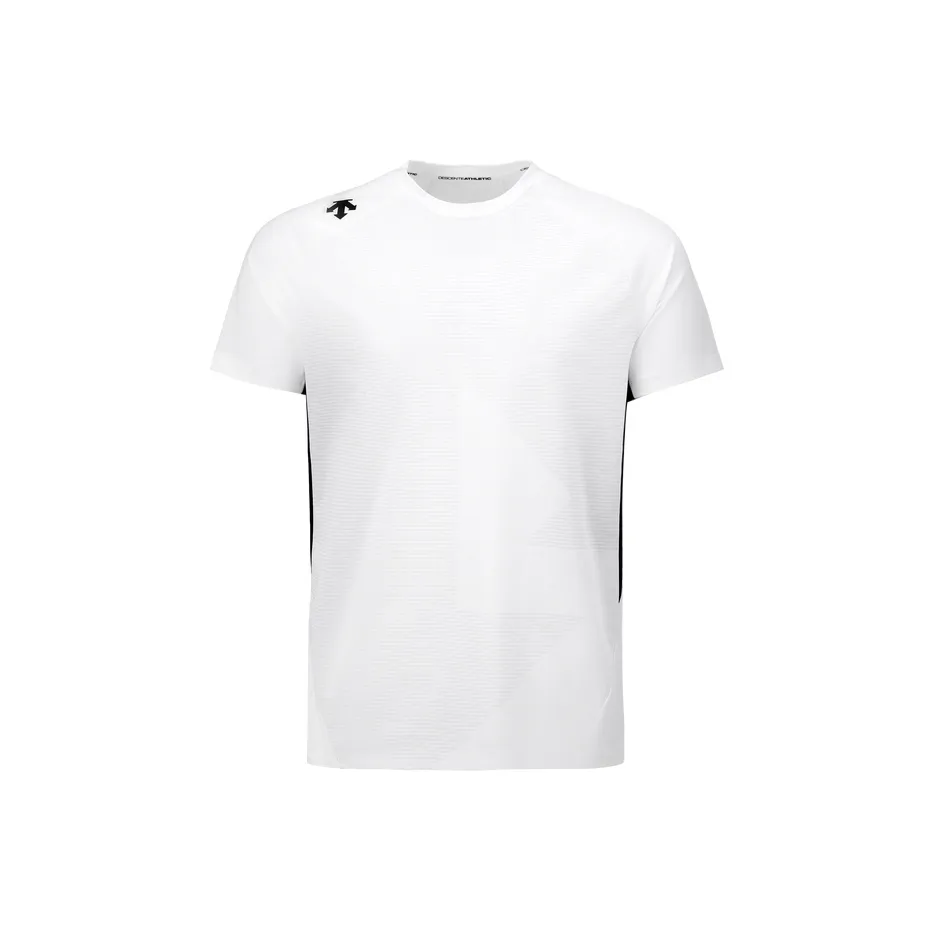 DESCENTE Тренировки Короткий рукав Трикотажная рубашка Мужская