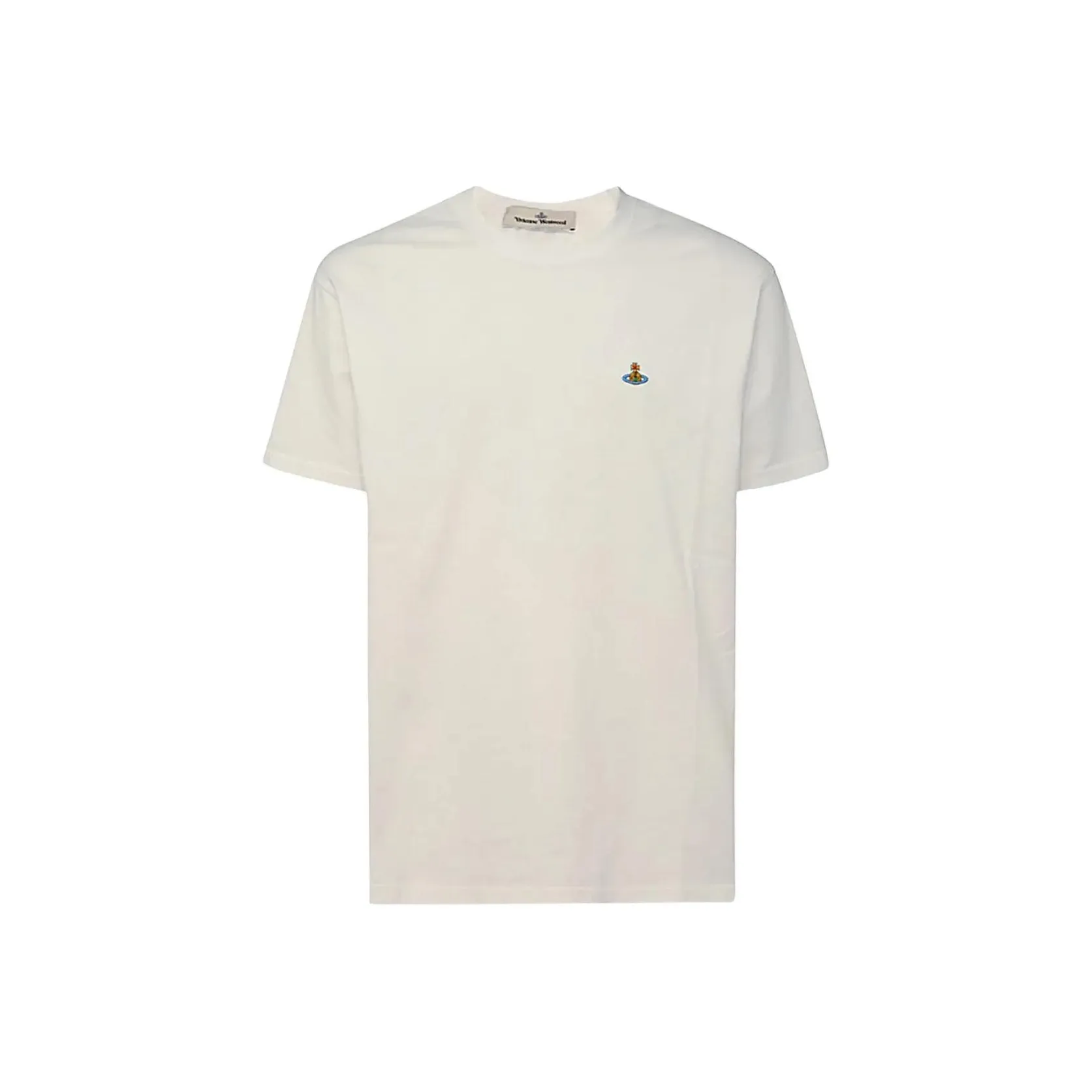 Vivienne Westwood Logo Embroidered Crewneck T Shirt
