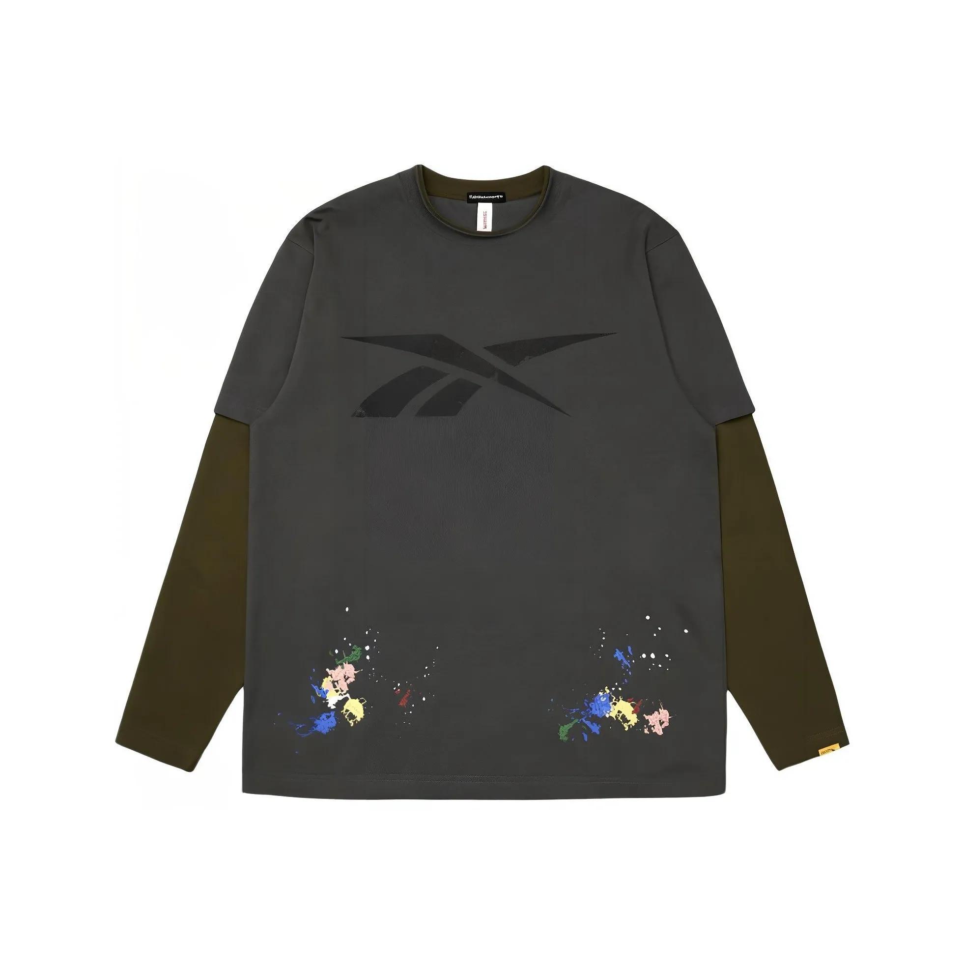 Reebok совместный бренд X Randomevent T-рубашка унисекс Light серый