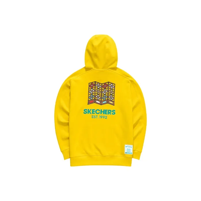 Skechers Свитшот Унисекс Лимонный Желтый
