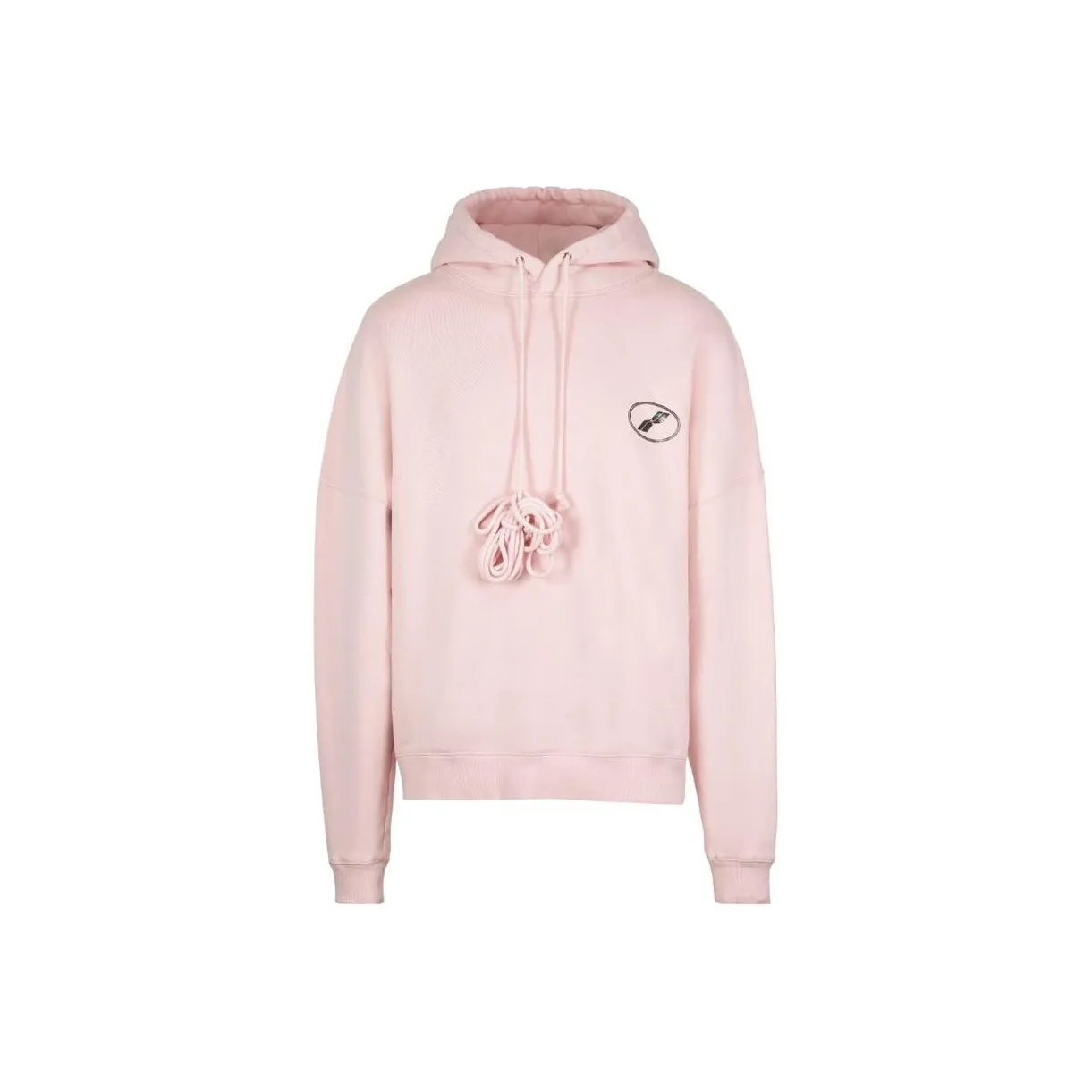 WE11DONE Iridescent Logo Hand Bleached Hoodie