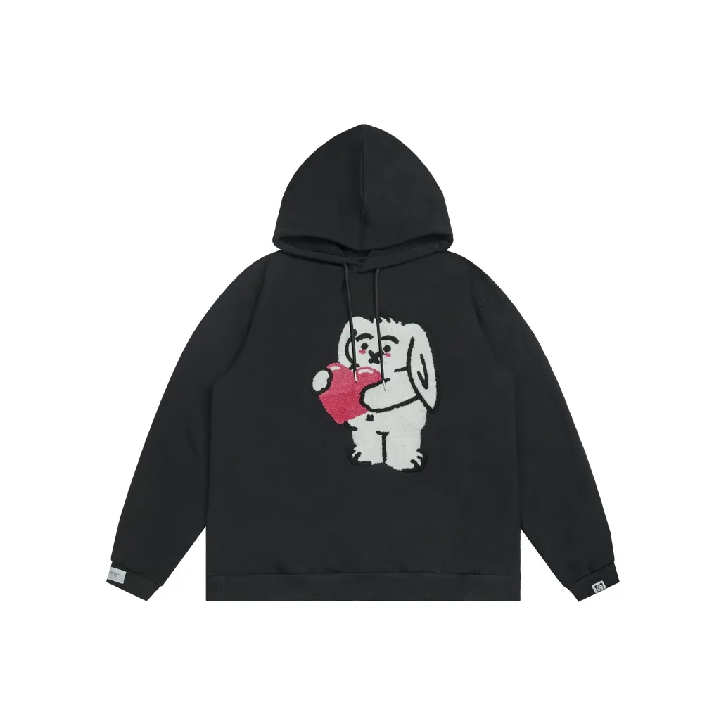 WAYNEXZAVIER Hooded Loose Fit Plus Size Sweatshirt Unisex