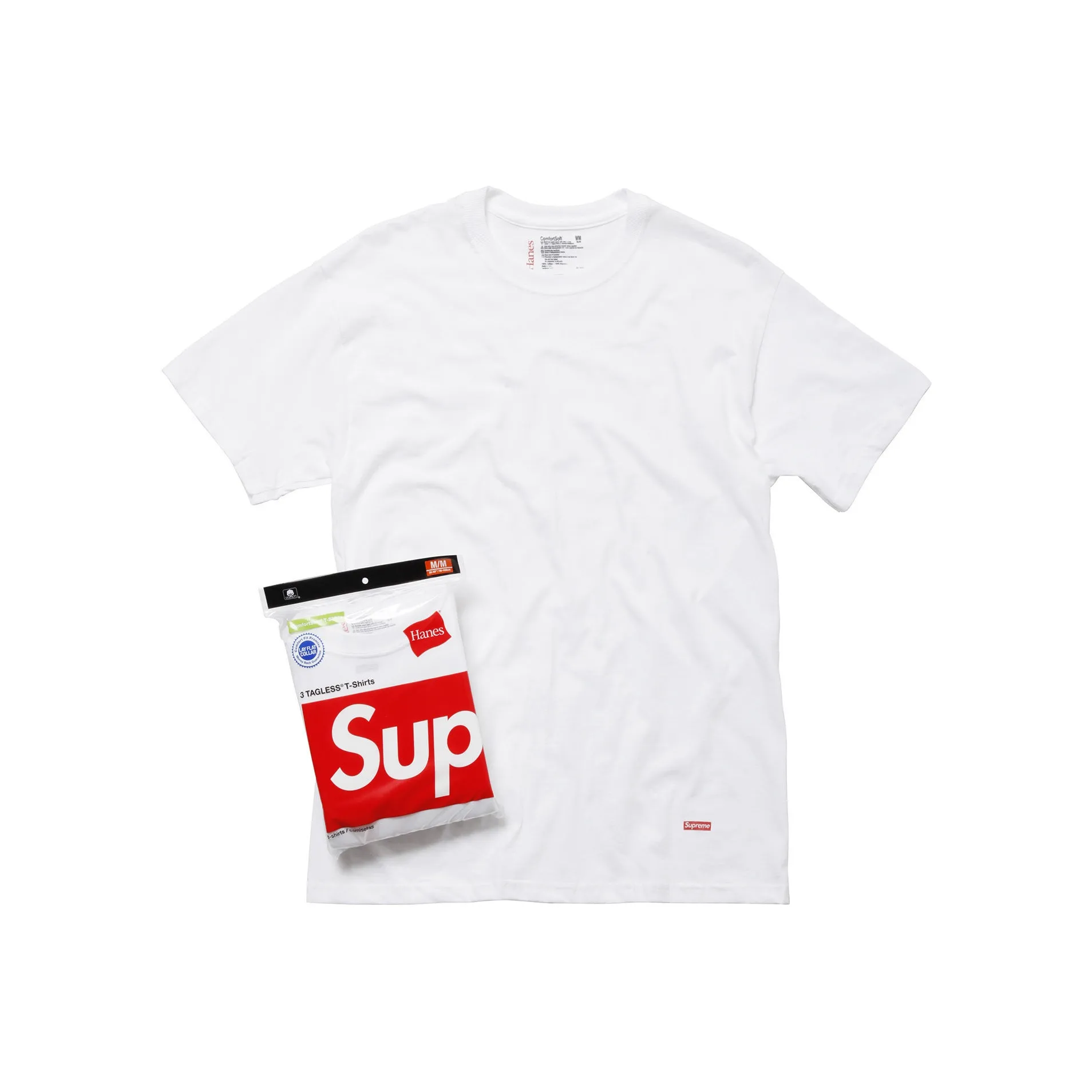 Supreme X Hanes Tagless Tees 3 Pack