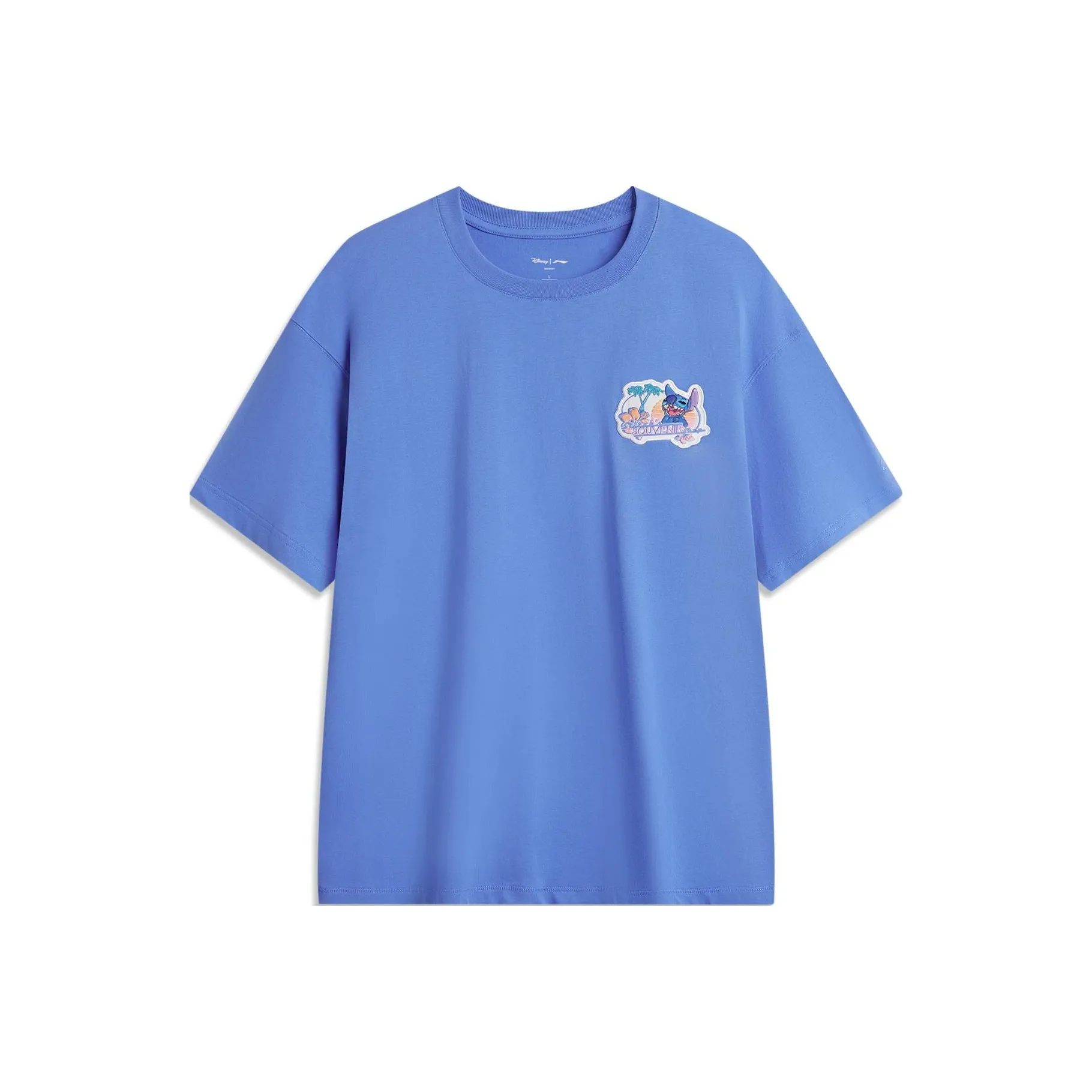 LiNing x Disney T-Shirt Мужской Радужный Синий