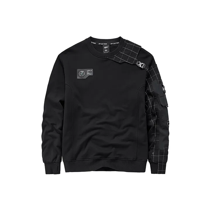 VIP Crew Neck Loose Fit Sweatshirt Men's Black