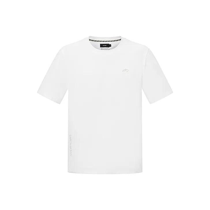 RARE Круглый вырез T-рубашка Мужская Белая