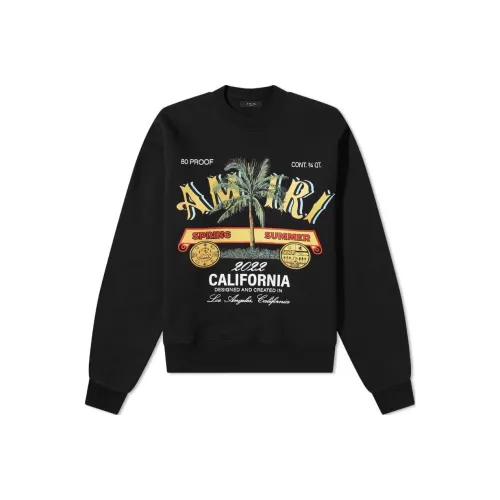 AMIRI Черный Мужские Свитшоты