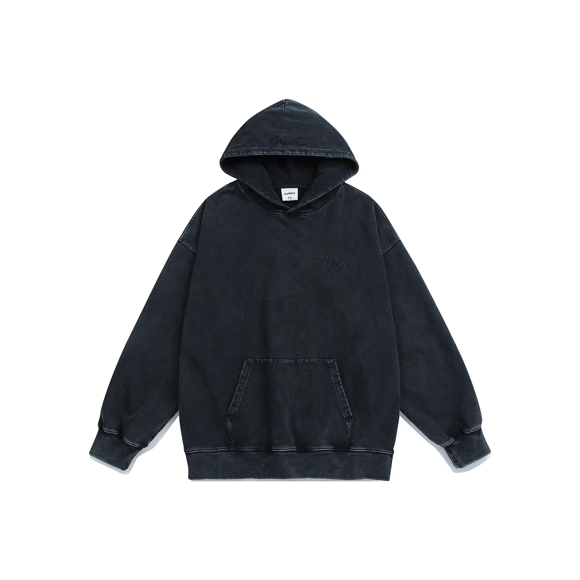 Guuka Черные Мужские Свитшоты