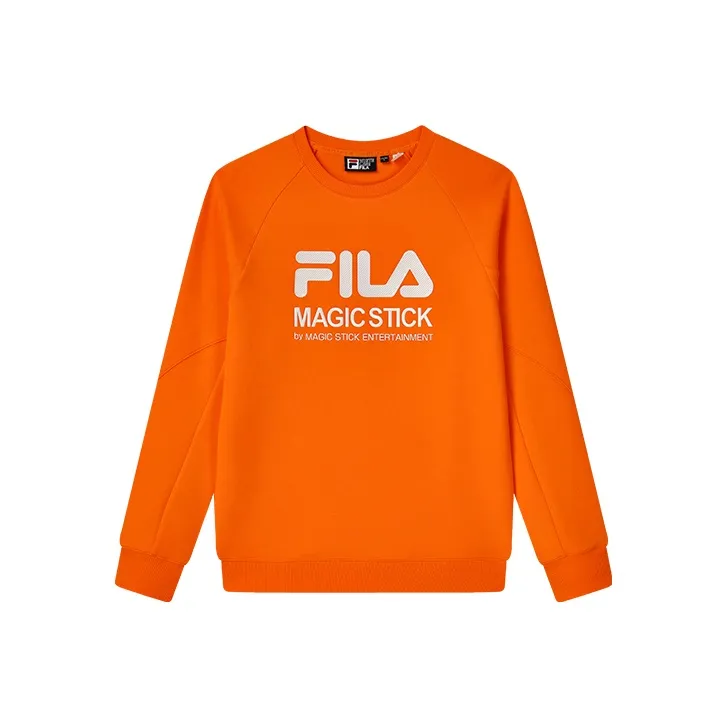 FILA Толстовка Мужская Темно-Оранжевая