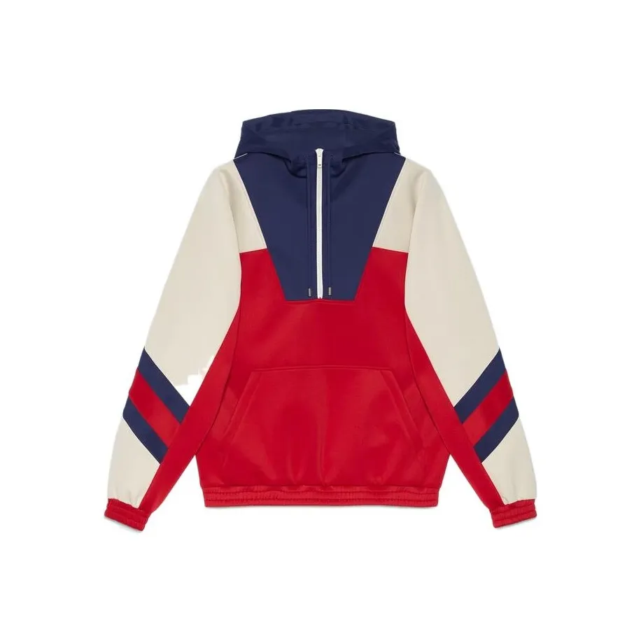 GUCCI Web Colour block Hoodie