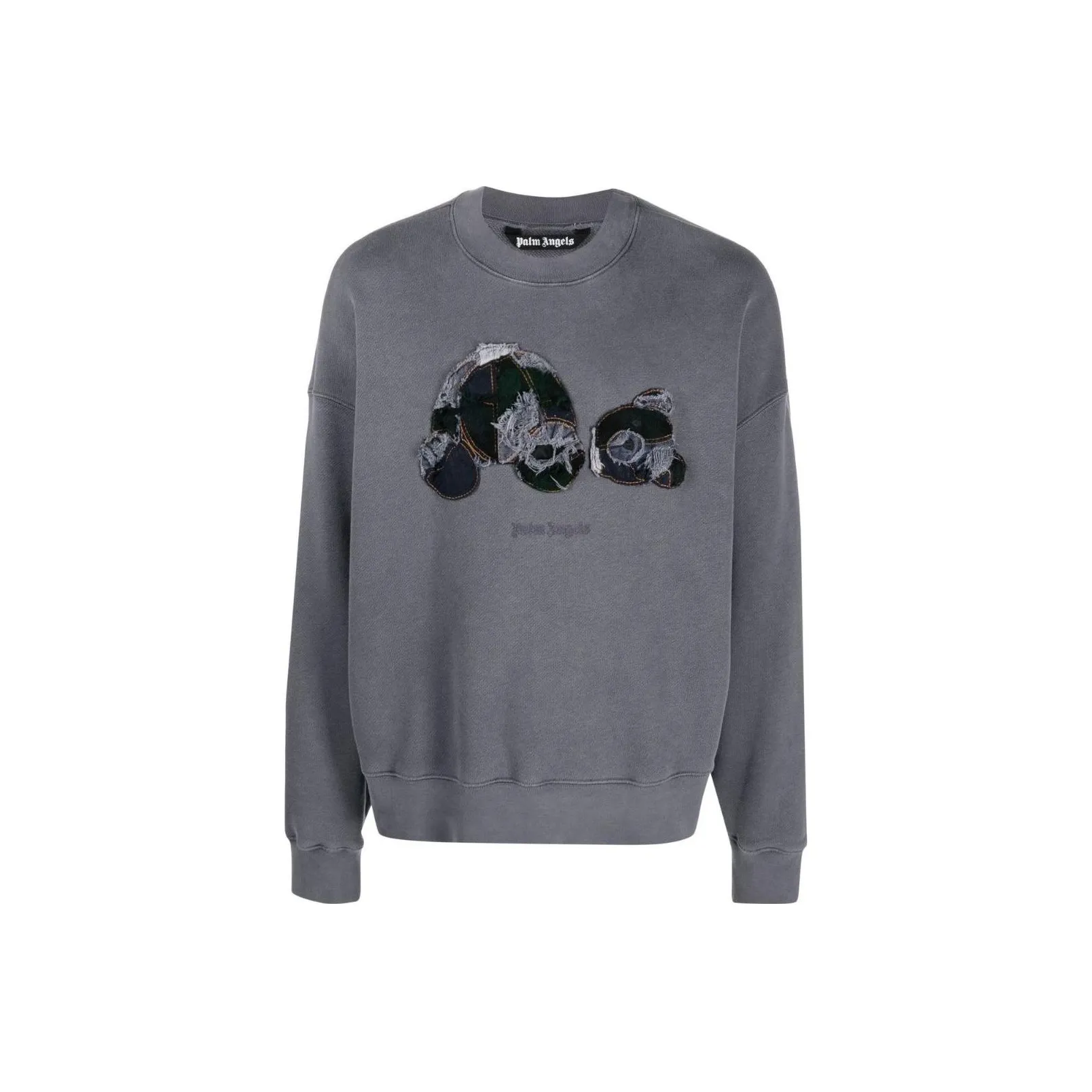 PALM ANGELS Серый Мужской Свитшот