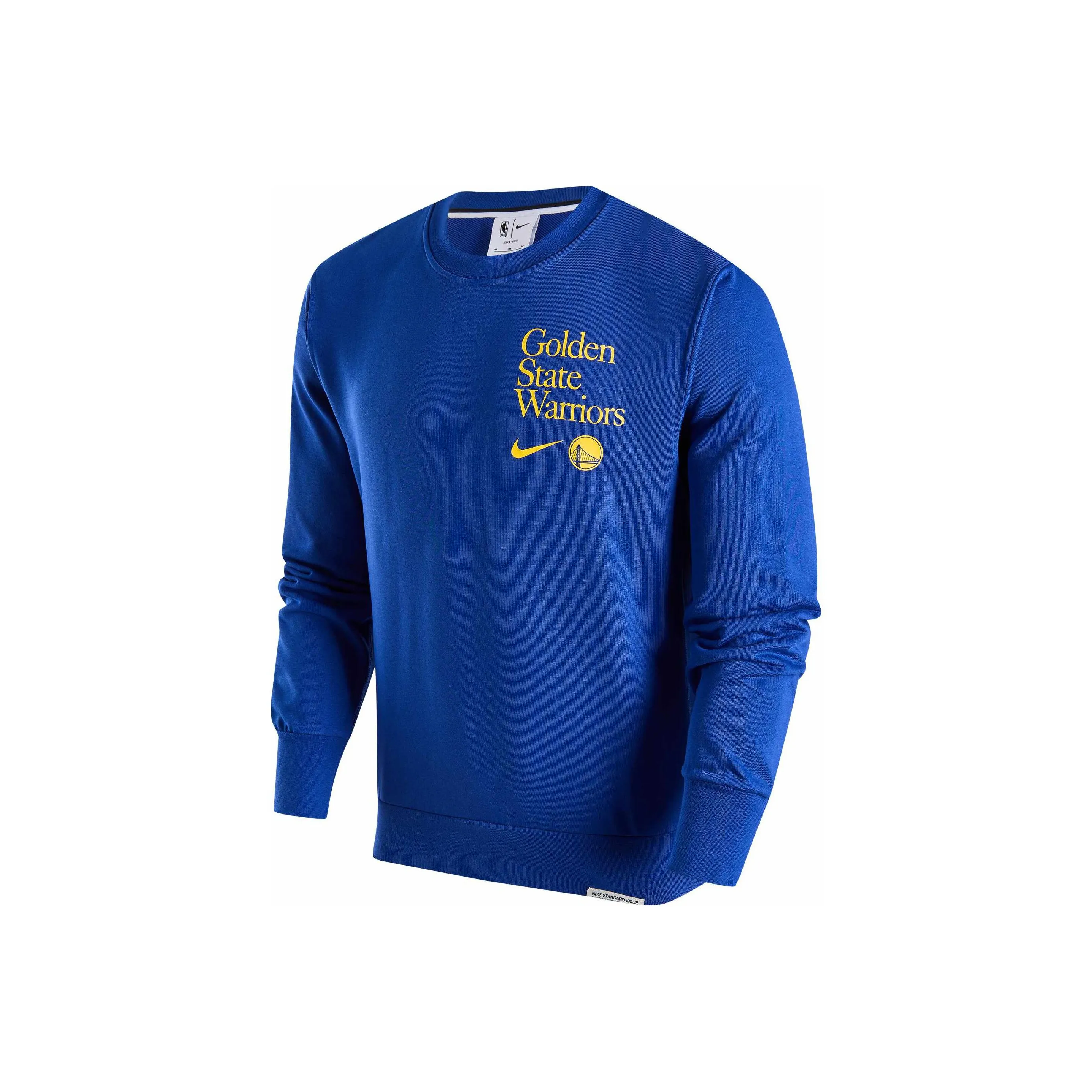 Nike Dri Fit NBA Толстовка Golden State Warriors Мужской Rush Синий