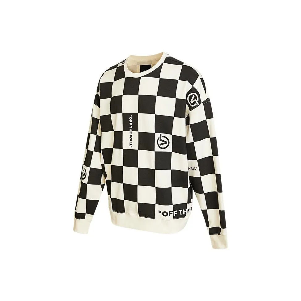 VANS Толстовка Мужская Черная Белая