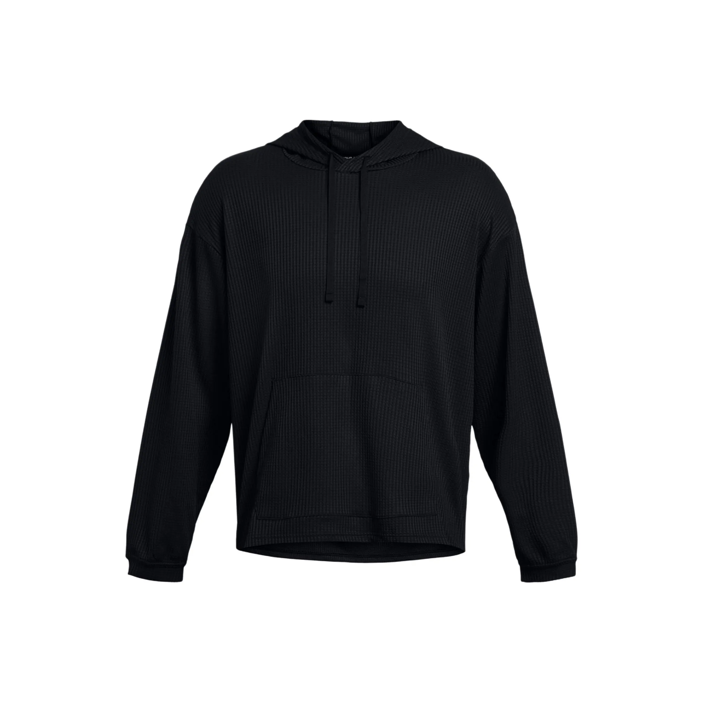 Under Armour Rival Waffle Hoodie Sweatshirt Men's Black