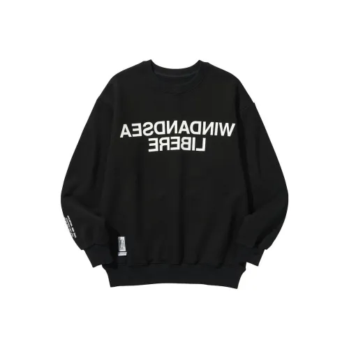 LIBERE Черный Мужской Свитшот