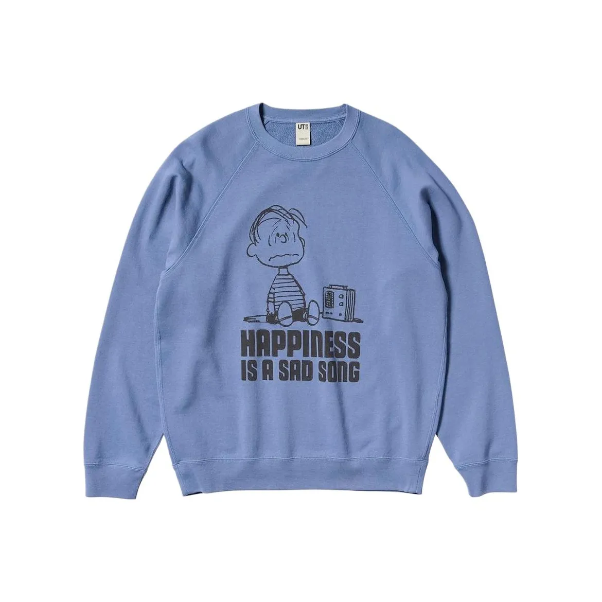 UNIQLO X PEANUTS Co Бренд Серия Толстовка Унисекс Небесно-голубой