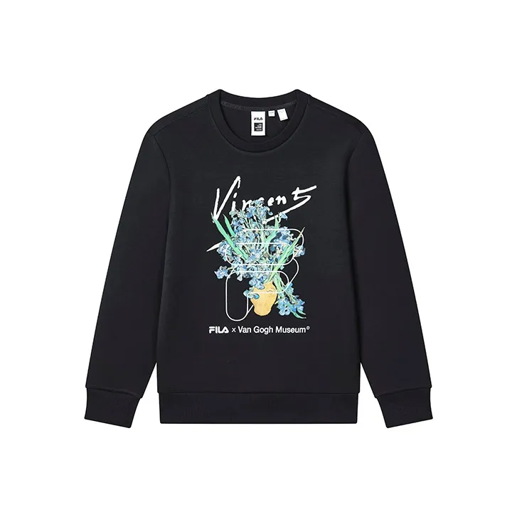 FILA Vincent Van Gogh Sweatshirts Men Jet Black