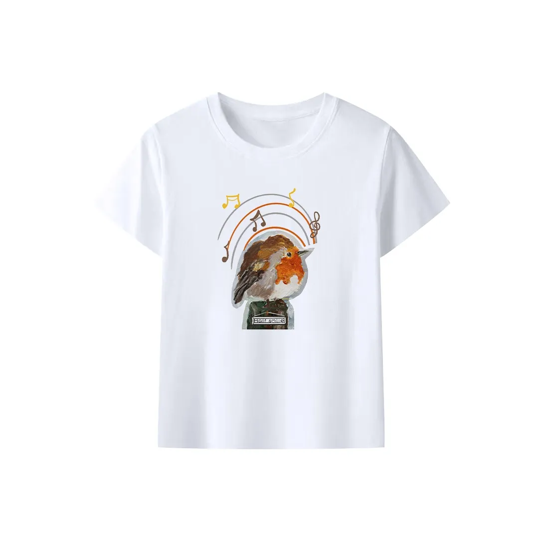 BANGEWEIXIAO Белая унисекс футболка