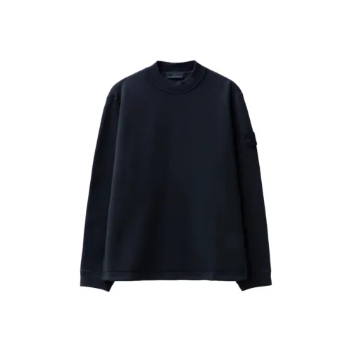 STONE ISLAND Морской синий Унисекс Свитшоты