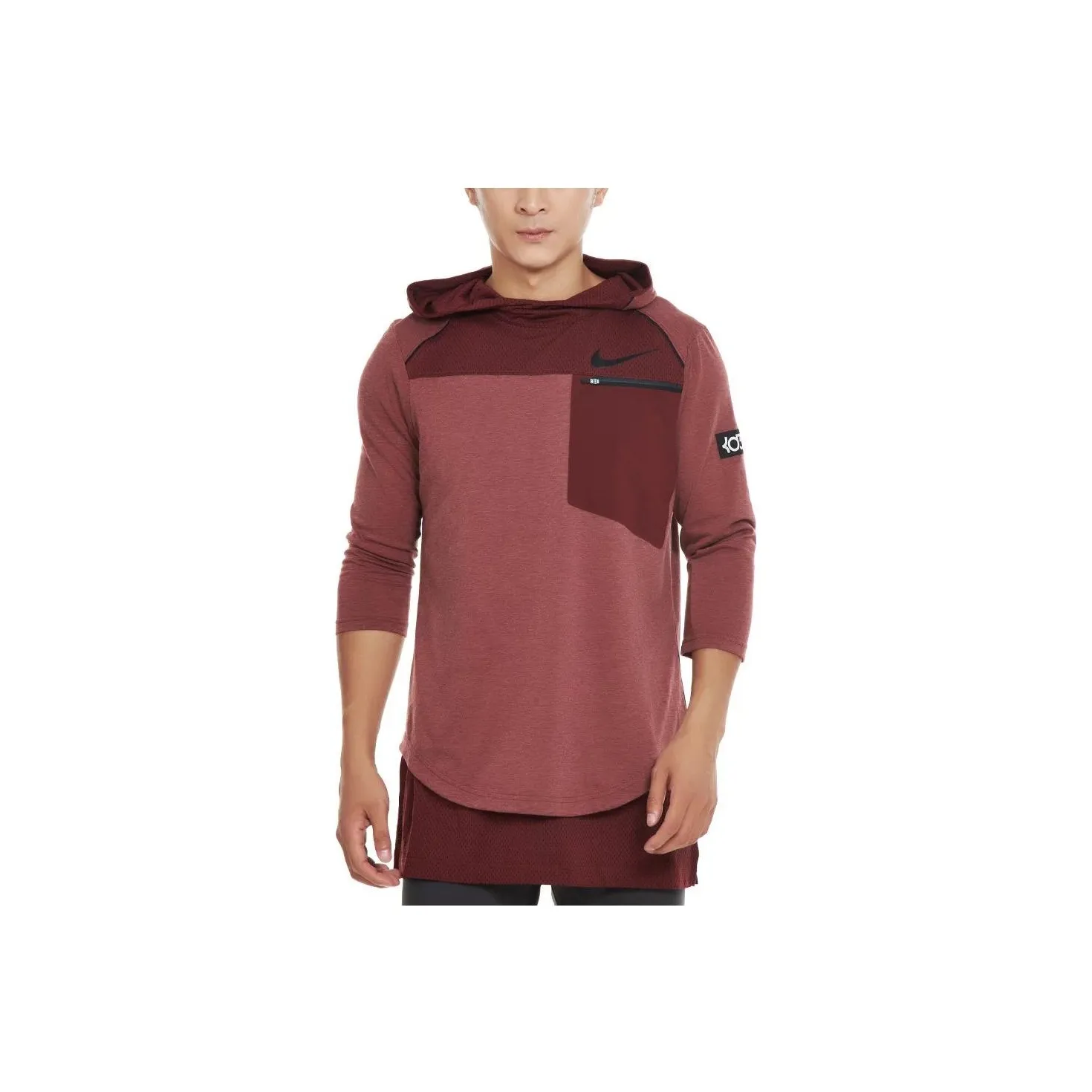 Nike Мужские Свитшоты Бордового Цвета