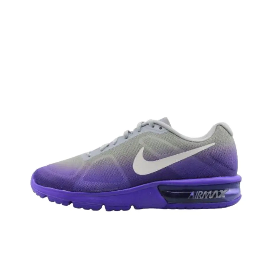 Nike Air Max Sequence Low Беговые кроссовки Unisex Фиолетовые