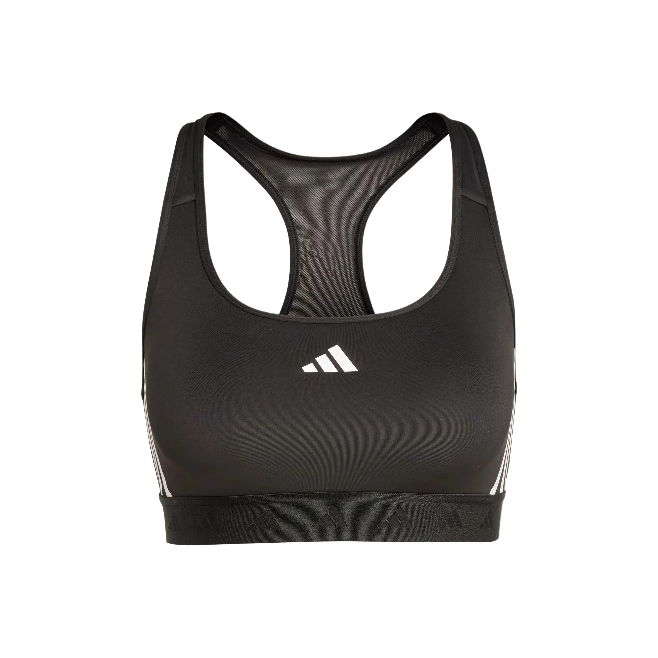 Adidas Free Shipping With AdiClub Powerreact Training Medium Support Hyperglam Bra