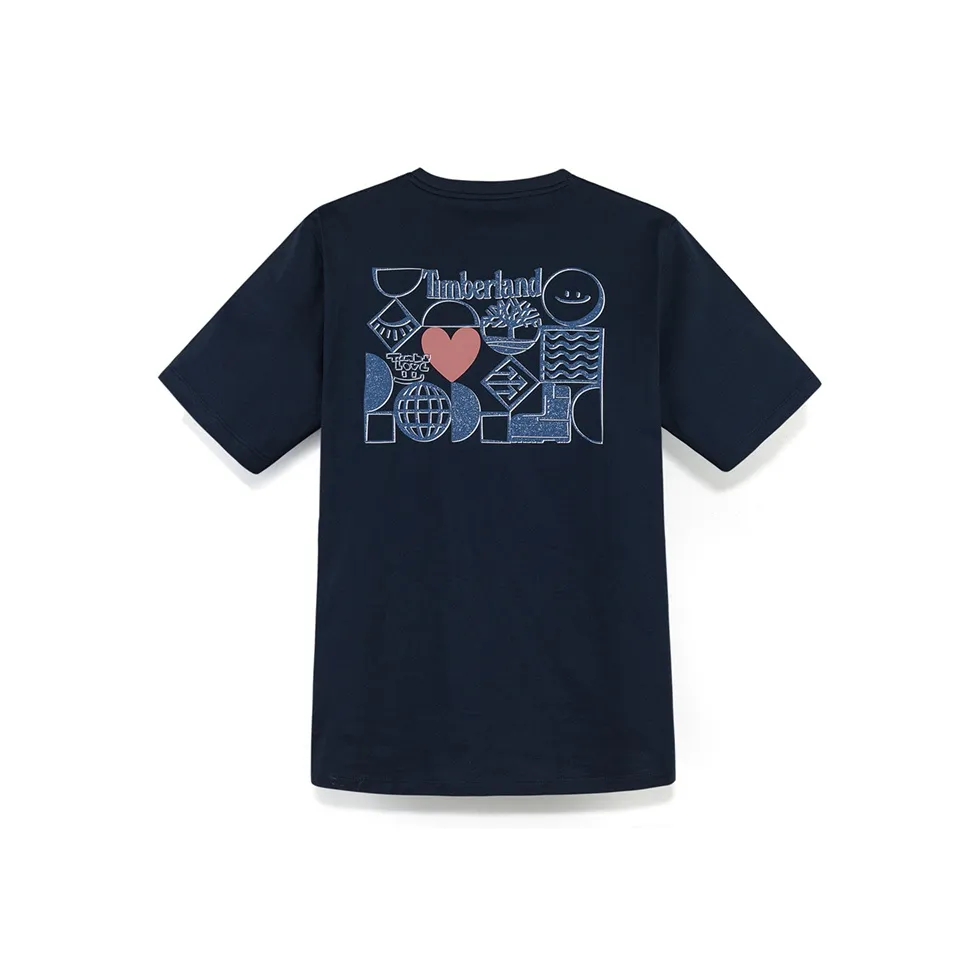 Timberland T-Shirt Мужская Королевский Синий