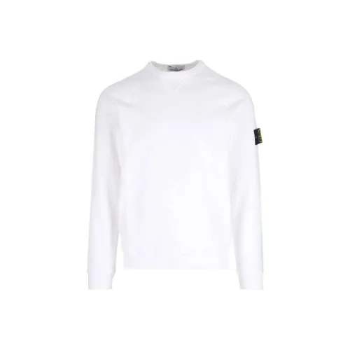 STONE ISLAND Белый Мужские Свитшоты